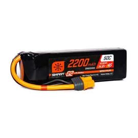 SPMX224S50 2200mAh 4S 14.8V 50C Smart LiPo Battery G2 IC3
