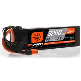SPMX32006S100 3200mAh 6S 22.2V 100C Smart LiPo Battery IC3