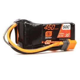 SPMX4503S50 450mAh 3S 11.1V 50C Smart LiPo Battery G2 IC2