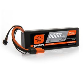 SPMX50002S100H3 5000mAh 2S 7.4V 100C Smart LiPo Hardc