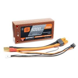 5000mAh 2S 7.4V 100C Smart LiPo Short 5mm Tubes