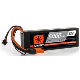SPMX50002S50H3 5000mAh 2S 7.4V 50C Smart LiPo Hardcase IC3