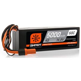 SPMX50004S50H5 5000mAh 4S 14.8V 50C Smart LiPo Hardcase IC5
