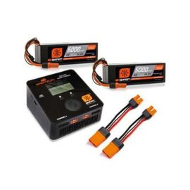 Smart Powerstage Bundle 8S 2x 5000mAh 4S 100C Smart LiPo batt. 1x S2100 Smart AC Charger