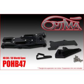 6M-POHB47-OPTIMA front arm wing for HB D8/E8ws