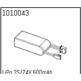LiPo 2S/7.4V 600mAh