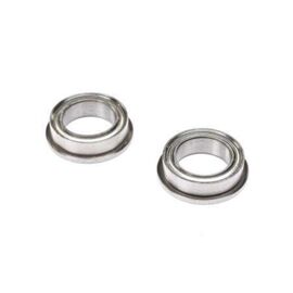 8 x 12 x 3.5mm Ball Bearing, Flanged, Rubber (2)