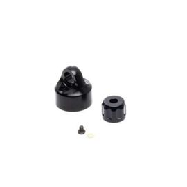Shock Cap Set, Aluminum, Black: PM-MX