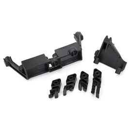 Servo mount, 2-speed/ servo mount, T-Lock/ wire clips