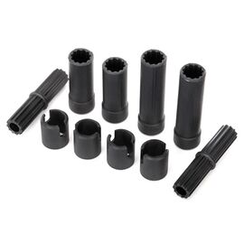 Half shafts, center (internal splined, front (2) & internal splined, rear (2)/ external splined (2)/