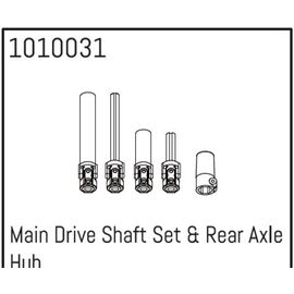 Main Drive Shaft Set & Rear Axle Hub