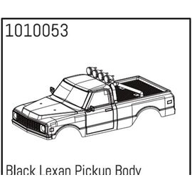 Black Lexan Pickup Body