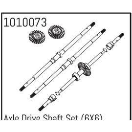 Axle Drive Shaft Set (6X6)