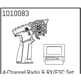 4-Channel Radio & RX/ESC Set