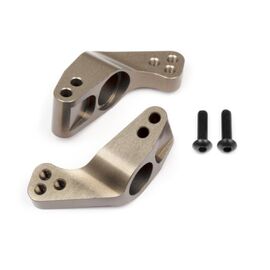 WR8 - ALUMINUM REAR HUB CARRIER SET (0 DEG/HARD ANODIZE)