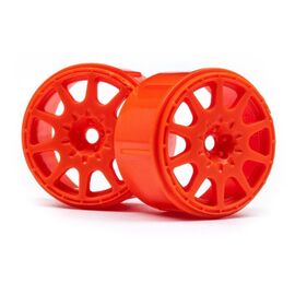 Jantes Micro Rally 17mm Orange (4PCS)
