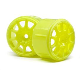 Jantes Micro Rally 17MM Jaune (4PCS)