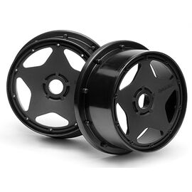 BAJA 5B - JANTES NOIR SUPER STAR (120X60MM/2PCS)