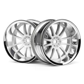 JANTES WORK XSA 02C 26mm CHROME/BLANC (9mm OFFSET)