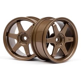 HPI3843-TE37 WHEEL 26mm BRONZE (3mm OFFSET)