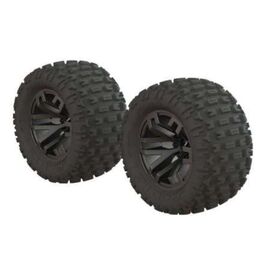 Dboots 'Fortress MT' Tire Set Glued G un Metal (2)