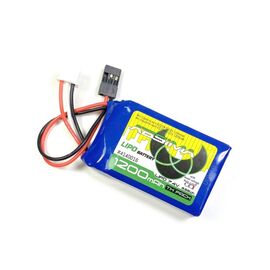 Accus de radiocommande TX LiPo 2S 7.4V 1200mAh SC avec protection (JR/FUT)