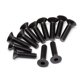 Flat Head Screw M4x16mm 12 Pcs