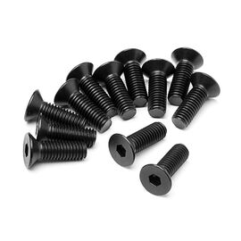Flat Head Screw M5x15mm 12 Pcs