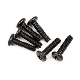 Button Head Screw M2.5 x 10mm 6Pcs
