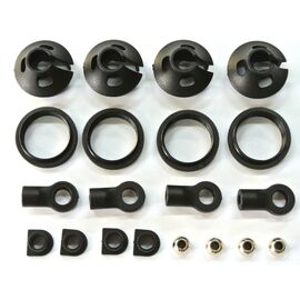 Shock End/Shock Spring Retainer set (1/8 ACCEL/HELIOS)