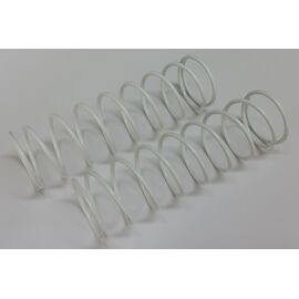 Rear Shock Spring (76mm/ 9.5coils), White (1/8 ACCEL/HELIOS)