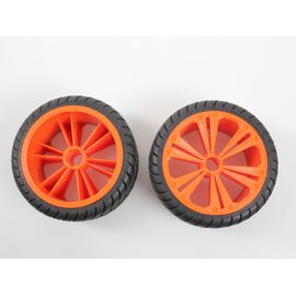 Set 2x Rear Wheel for Buggy orange