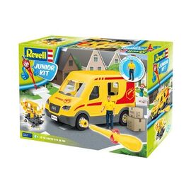 Paketauslieferdienst mit Figur