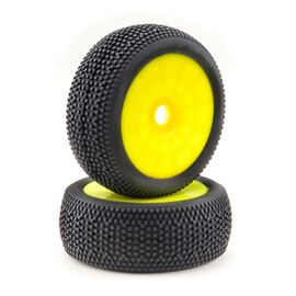 Jeu de roues Buggy Disc  Mini Pin  jaune 1:8 (2)