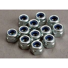 NUTS, 3mm NYLON LOCKING (12)