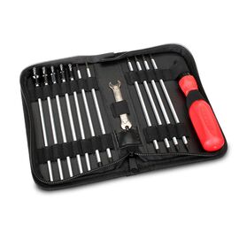 Tool set with pouch (includes 1.5mm, 2.0mm, 2.5mm, 3.0mm, 3.5mm, 4mm drive rs/ 4mm, 5mm, 5.5mm, 7mm and 8mm nut
