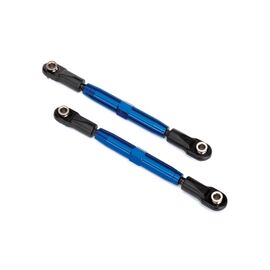Camber links, rear (TUBES blue-anodiz ed, 7075-T6 aluminum, stronger than t itanium) (73mm) (2)/ rod ends, rear (