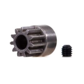 Gear, 11-T pinion (0.8 metric pitch, compatible with 32-pitch) (fits 5mm s haft)/ set screw