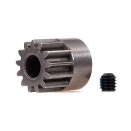 Gear, 13-T pinion (0.8 metric pitch, compatible with 32-pitch) (fits 5mm s haft)/ set screw