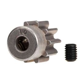 Gear, 10-T pinion (32-p) (steel)/ set  screw