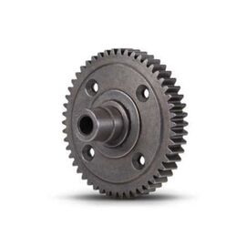 Spur gear, steel, 50-tooth (0.8 metri c pitch, compatible with 32-pitch) (f or center differential)