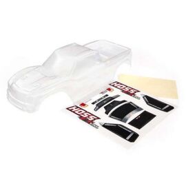 Body, Hoss 4X4 (clear, requires paint ing)/ window, grille, lights decal sh eet
