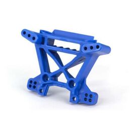 Shock tower, front, extreme heavy dut y, blue (for use with #9080 upgrade k it)