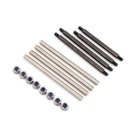 Suspension pin set, extreme heavy dut y, complete (front and rear) (hardene d steel) (3x52mm (4), 3x32mm (2), 3x4