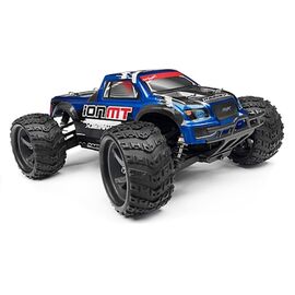 MONSTER TRUCK PAINTED BODY BLUE WITH DECALS ION MT