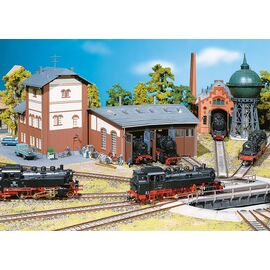 Remise à locomotives circulaires 3-permanent