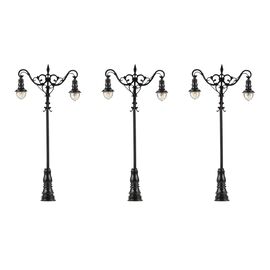 Lanterne LED Boule Suspension blanc chaud 3 pièces