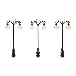Lanterne à LED Suspensions blanc chaud 3 pièces
