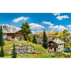 Suisse. Maisons des Alpes 1