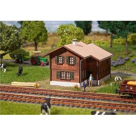 Bahnwärterhaus Stugl-Stuls RhB - Lasercut SWISS EDITION - EXKLUSIV SCHWEIZ